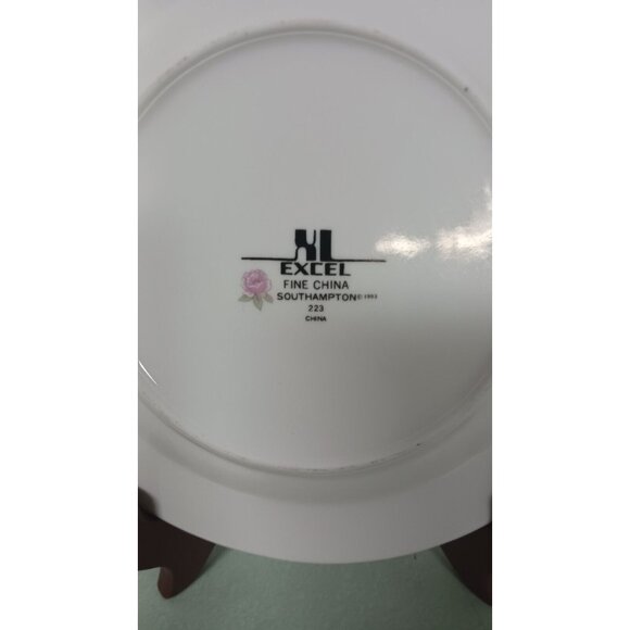 Excel Southampton 223 Fine China Bread Plate 7" Gold Trim ©1993 Vintage - Picture 6 of 6